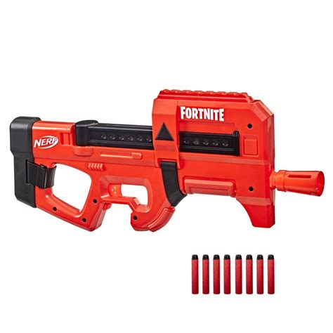 nerf fortnite|Nerf Fortnite Compact SMG Motorized Blaster, Ultra Red Wrap Design, 8.
